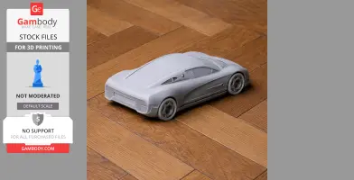 Bentley Hunaudieres - Scale Vehicle STL