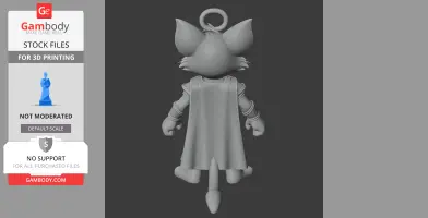 Tom Cat Zeus Ring Figure - Mashup Figure STL