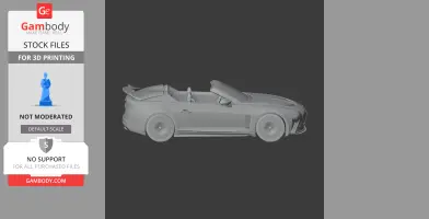 Bentley Mulliner Bacalar - Scale Vehicle STL