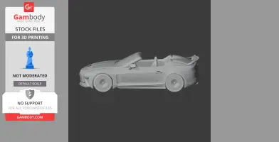 Bentley Mulliner Bacalar - Scale Vehicle STL