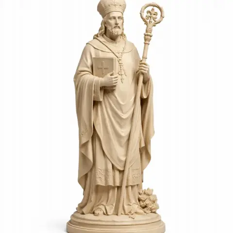 Saint Acca of Hexham - Devotional Statue - STL 3D Print