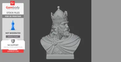 Tigranes the Great Bust - Historical Warrior STL
