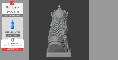 Tigranes the Great Bust - Historical Warrior STL
