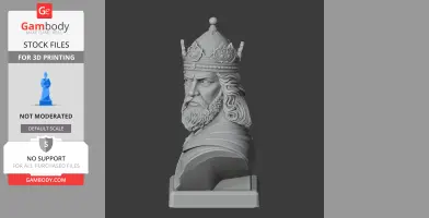 Tigranes the Great Bust - Historical Warrior STL