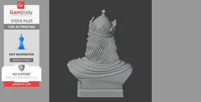 Tigranes the Great Bust - Historical Warrior STL