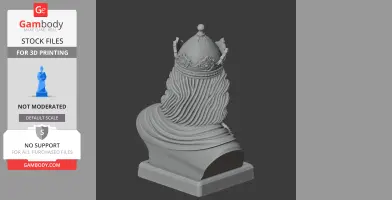 Tigranes the Great Bust - Historical Warrior STL