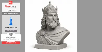 Tigranes the Great Bust - Historical Warrior STL