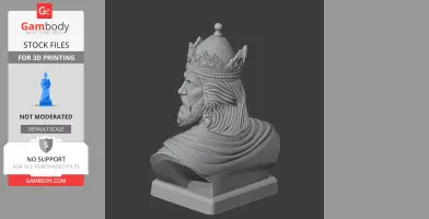 Tigranes the Great Bust - Historical Warrior STL