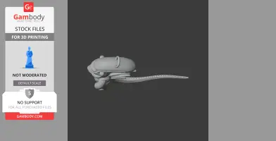 Winnie the Pooh Alien Xenomorph Ring - Mashup Figure STL