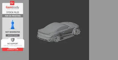 Bentley Mulliner Batur - Scale Vehicle STL