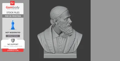 Titian Bust - Historical Warrior STL