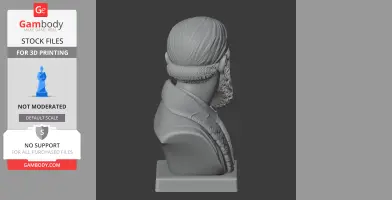 Titian Bust - Historical Warrior STL