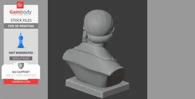 Titian Bust - Historical Warrior STL