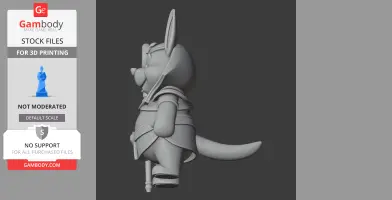 Winnie the Pooh Anubis Ring Figure - Mashup Figure STL