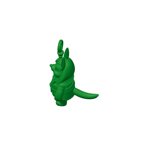 Winnie the Pooh Anubis Ring Figure.3mf