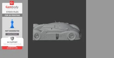 Bentley Speed 8 - Scale Vehicle STL