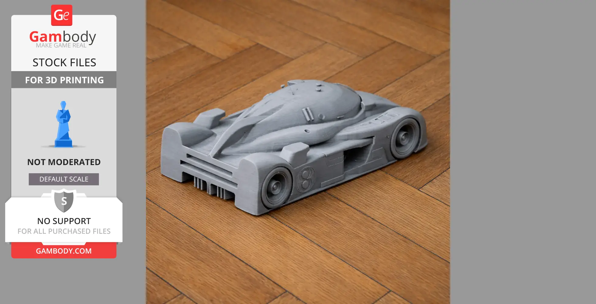 Bentley Speed 8 - Scale Vehicle STL