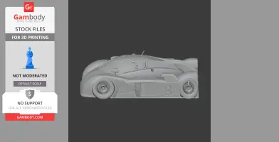 Bentley Speed 8 - Scale Vehicle STL