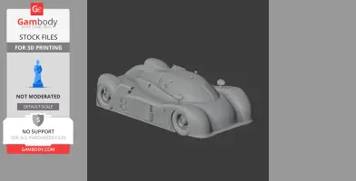 Bentley Speed 8 - Scale Vehicle STL