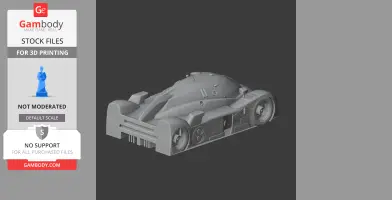 Bentley Speed 8 - Scale Vehicle STL