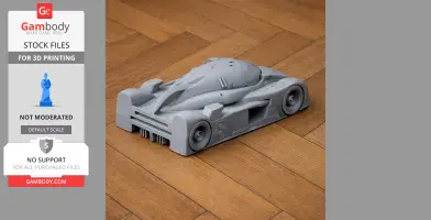 Bentley Speed 8 - Scale Vehicle STL