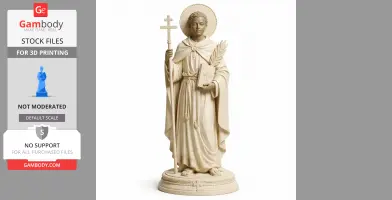 Saint Achilleus Kewanuka - Devotional Statue - STL 3D Print