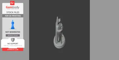 Saint Achilleus Kewanuka - Devotional Statue - STL 3D Print