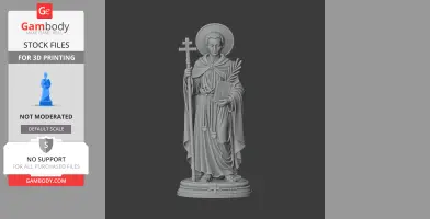 Saint Achilleus Kewanuka - Devotional Statue - STL 3D Print