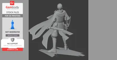 Tokugawa Ieyasu Samurai Classic - Historical Warrior STL