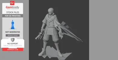 Tokugawa Ieyasu Samurai Classic - Historical Warrior STL