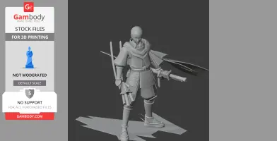 Tokugawa Ieyasu Samurai Classic - Historical Warrior STL