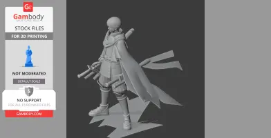 Tokugawa Ieyasu Samurai Classic - Historical Warrior STL