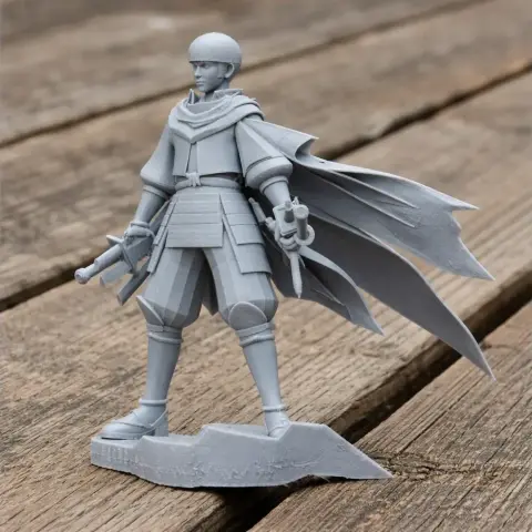 Tokugawa Ieyasu Samurai Classic - Historical Warrior STL