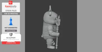 Winnie the Pooh Aquaman Ring Figure - Mashup Figure STL