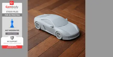 Bertone Birusa - Scale Vehicle STL