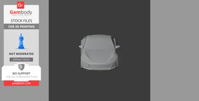 Bertone Birusa - Scale Vehicle STL