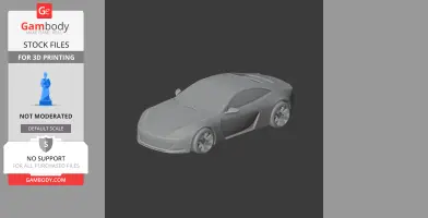 Bertone Birusa - Scale Vehicle STL