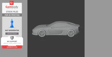 Bertone Birusa - Scale Vehicle STL
