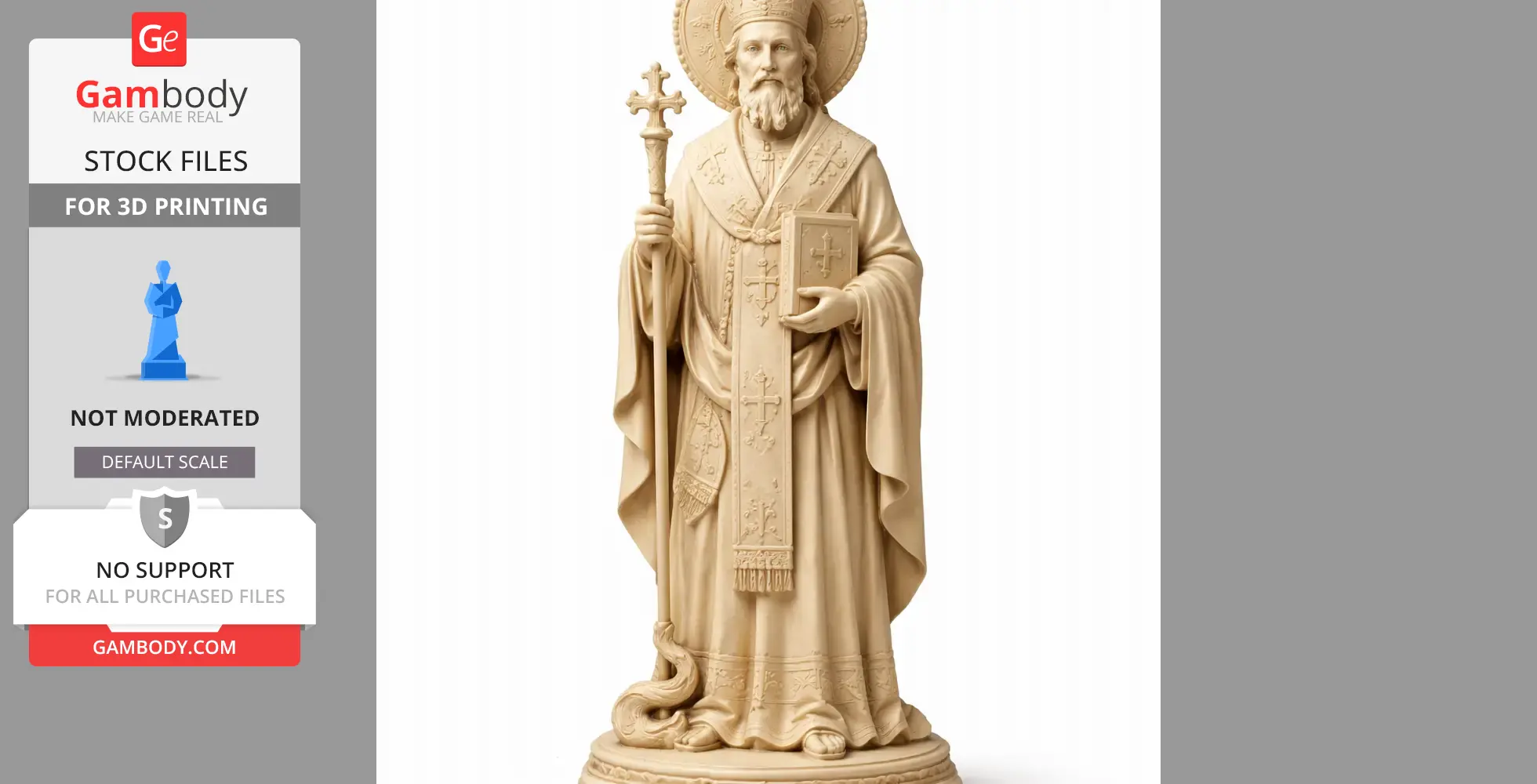 Saint Achillius of Larissa - Devotional - STL 3D Print