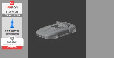 Bertone Blitz - Scale Vehicle STL