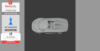 Bertone Blitz - Scale Vehicle STL