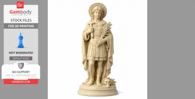 Saint Acisclus - Devotional Statue - STL 3D Print