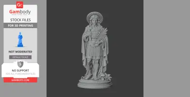 Saint Acisclus - Devotional Statue - STL 3D Print