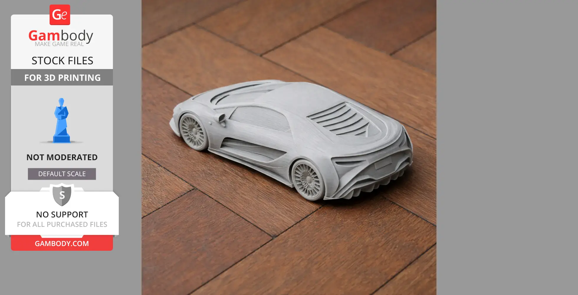 Bertone GB110 - Scale Vehicle STL