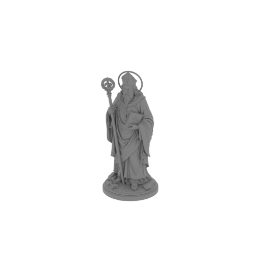 Saint Adalard of Corbie - Devotional Statue.stl