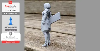 Tomoe Gozen Samurai Classic - Historical Warrior STL