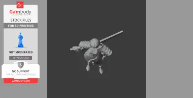 Tomoe Gozen Samurai Classic - Historical Warrior STL