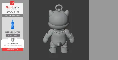 Winnie the Pooh Black Panther Ring - Mashup Figure STL