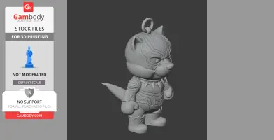 Winnie the Pooh Black Panther Ring - Mashup Figure STL
