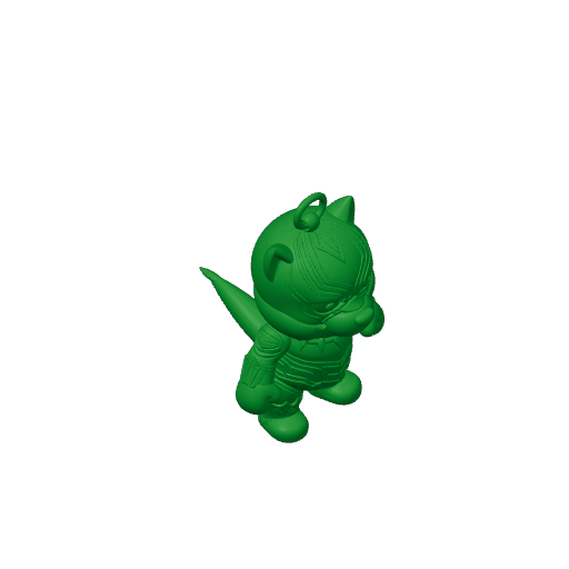 Winnie the Pooh Black Panther Ring Figure.3mf
